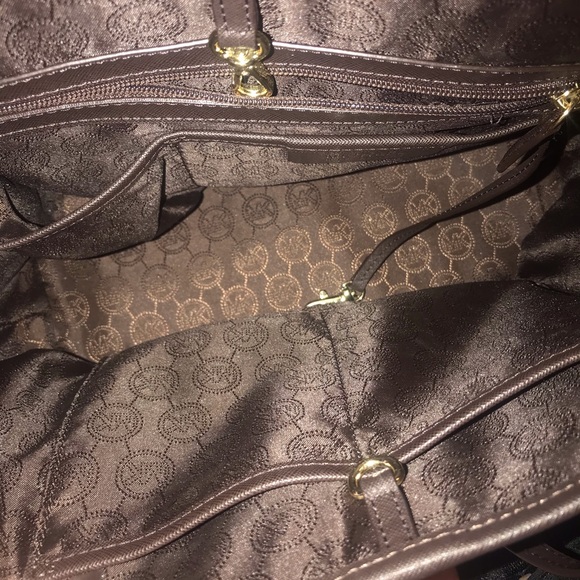 Michael Kors brown & gold snakeskin tote - Picture 3 of 3